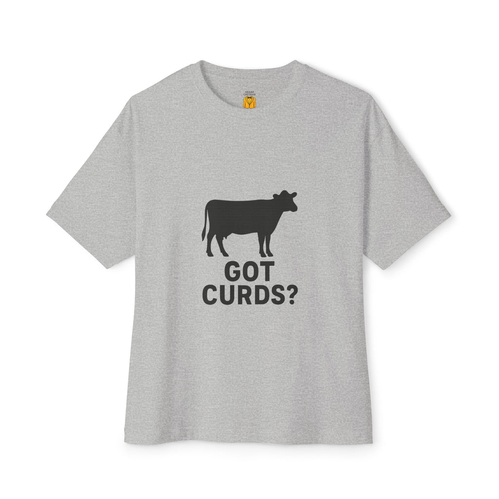 Oversized Tee with Got Curds Design