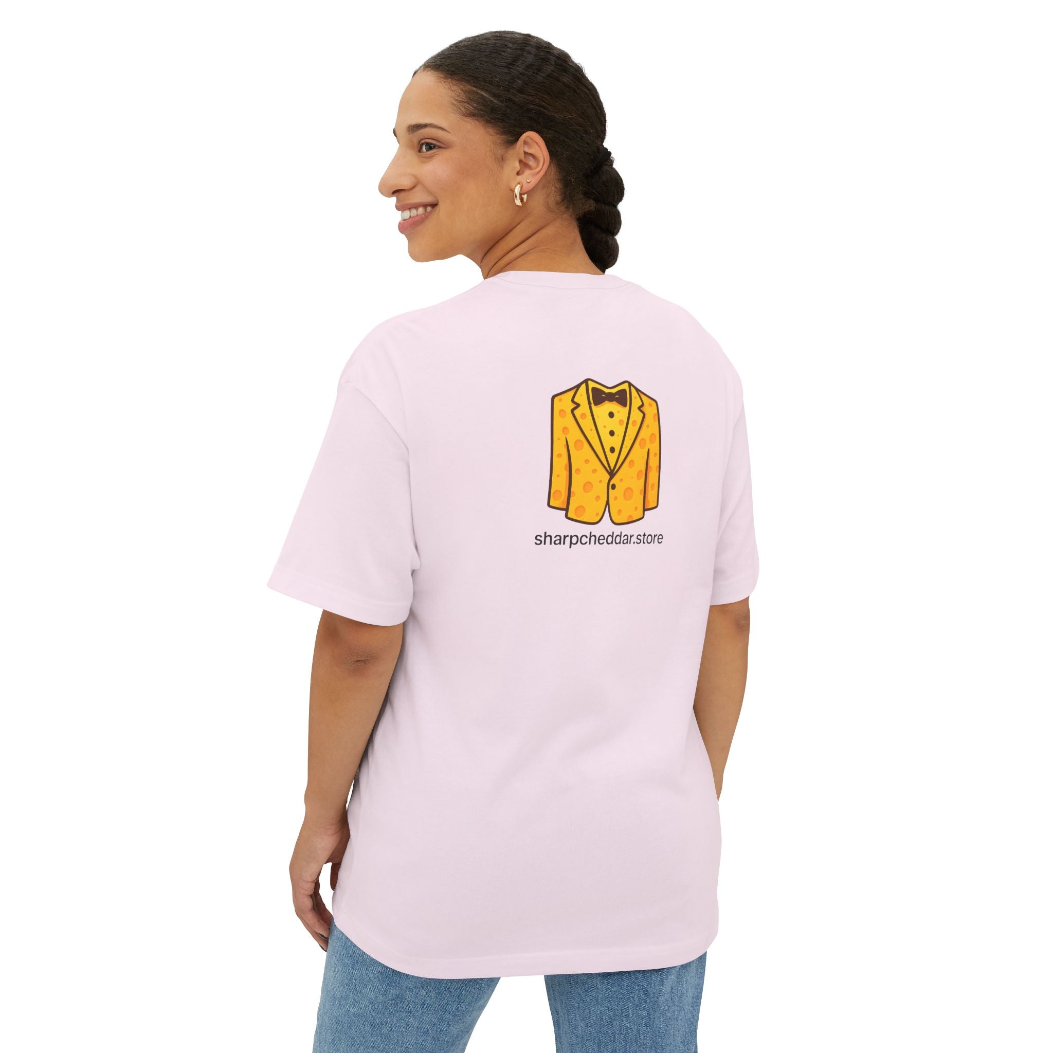 Oversized Tee with Got Curds Design
