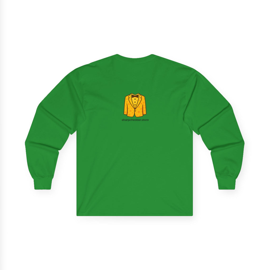 Cheesehead Cow Long Sleeve Tee