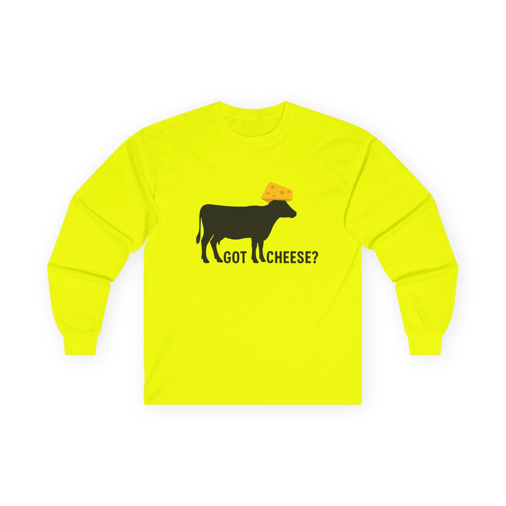 Cheesehead Cow Long Sleeve Tee
