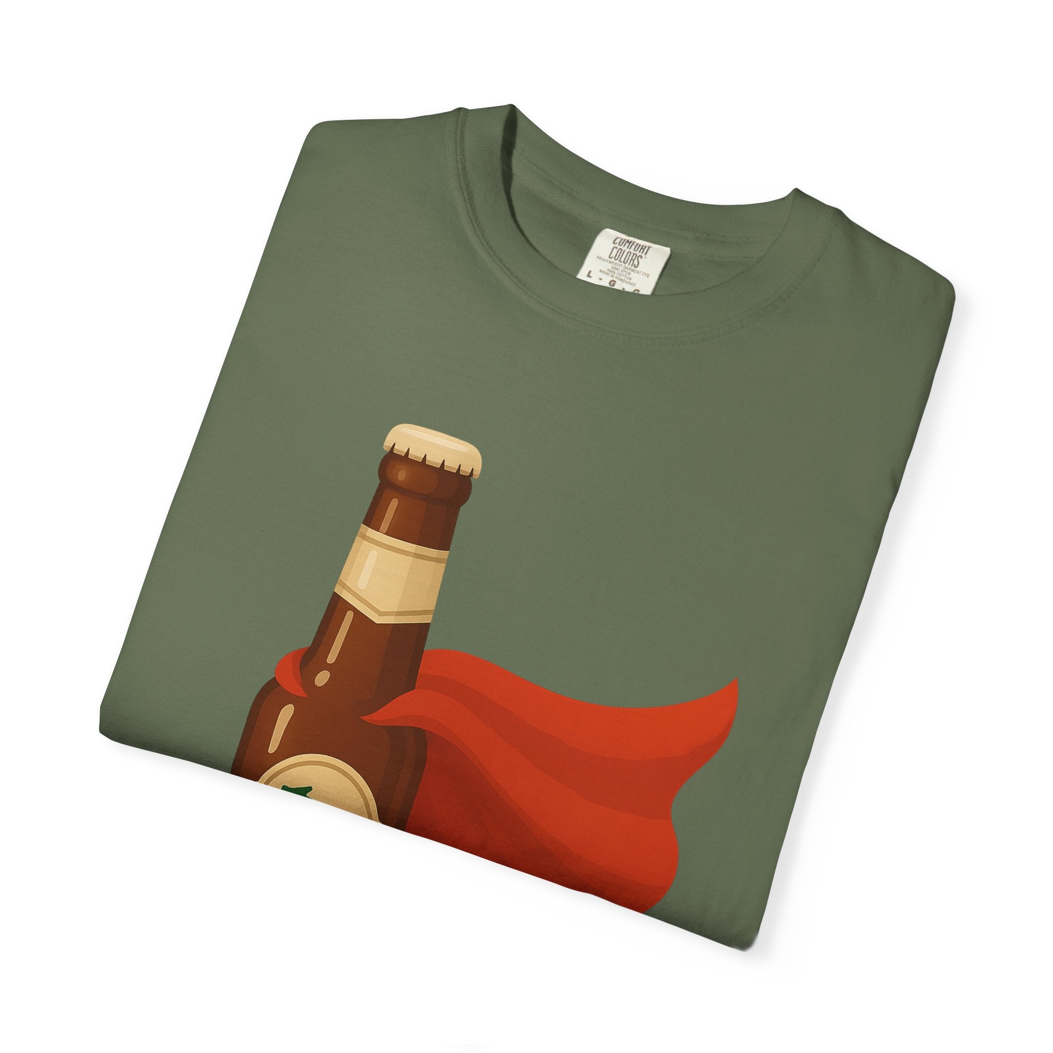 Alcohol Hero Beer Bottle T-Shirt — Funny Wisconsin Drinking Tee