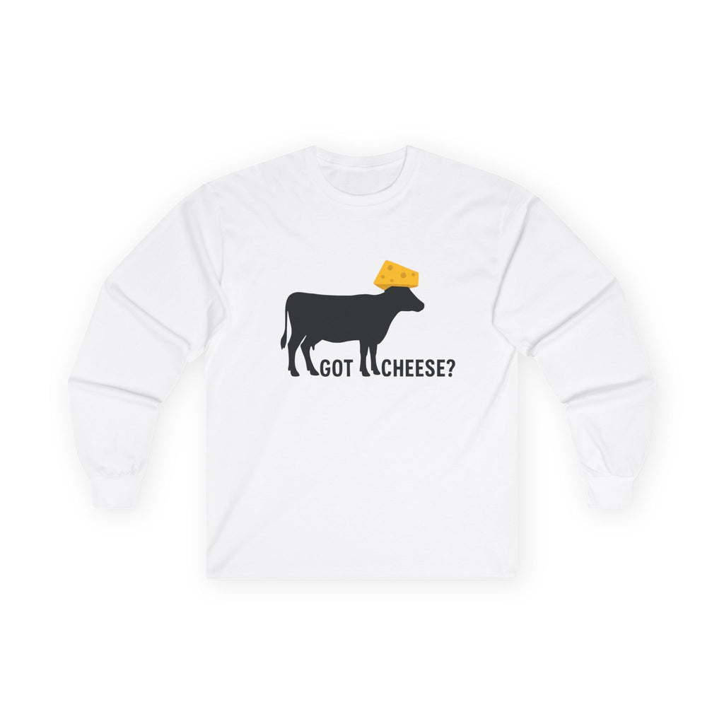 Cheesehead Cow Long Sleeve Tee
