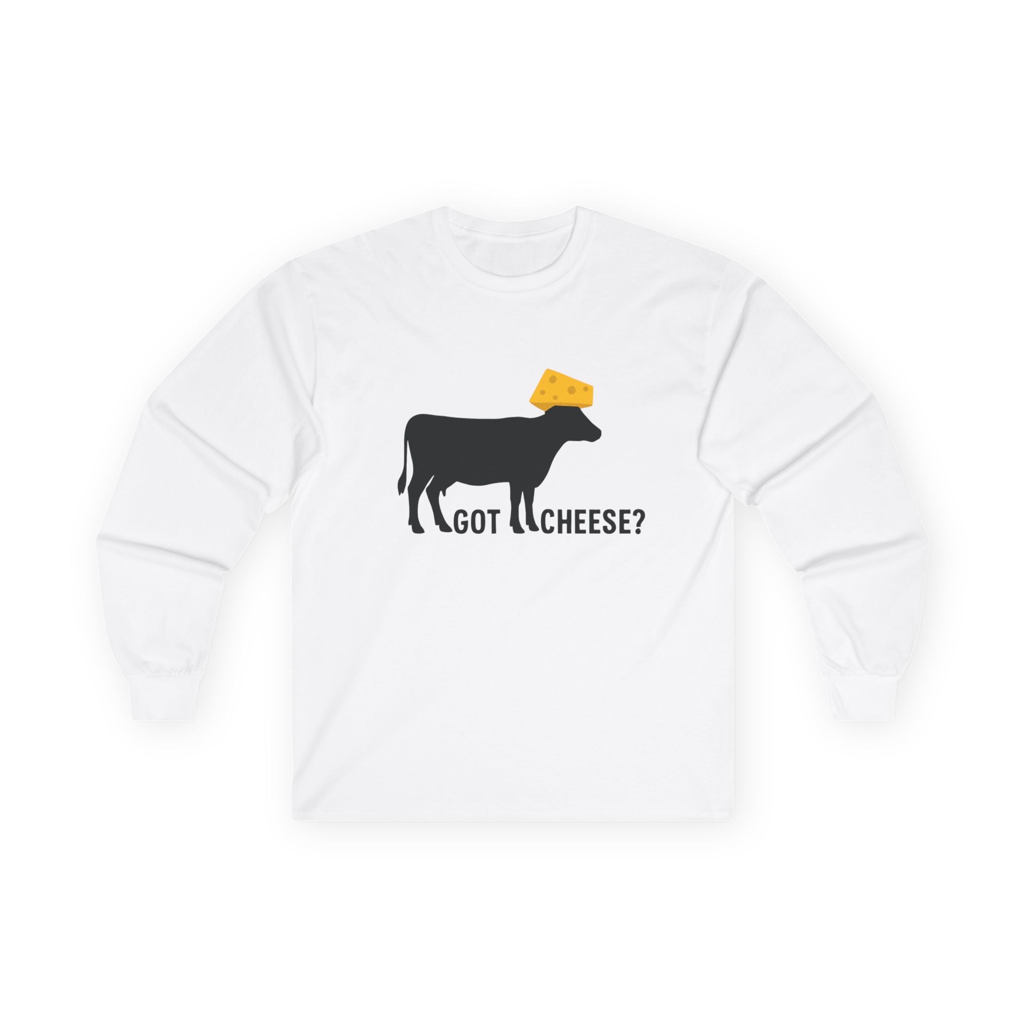 Cheesehead Cow Long Sleeve Tee