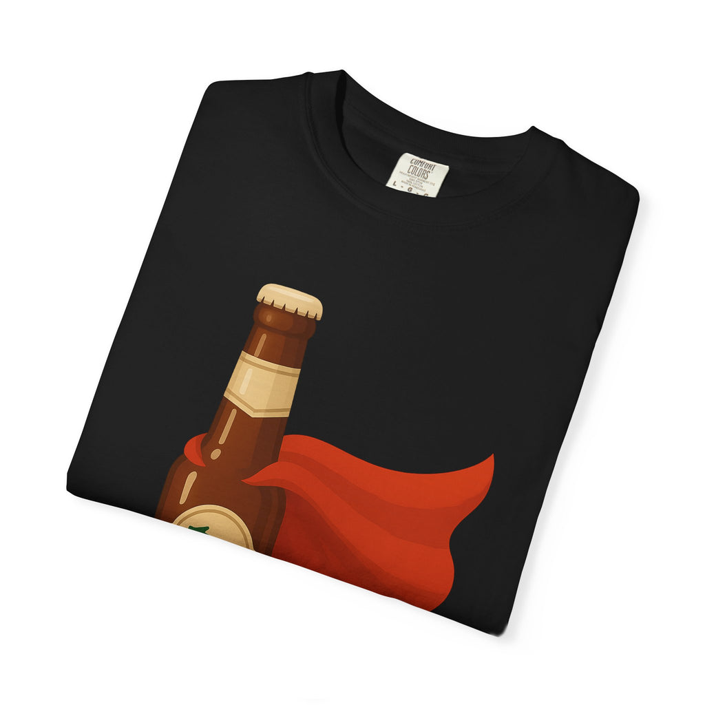 Alcohol Hero Beer Bottle T-Shirt — Funny Wisconsin Drinking Tee