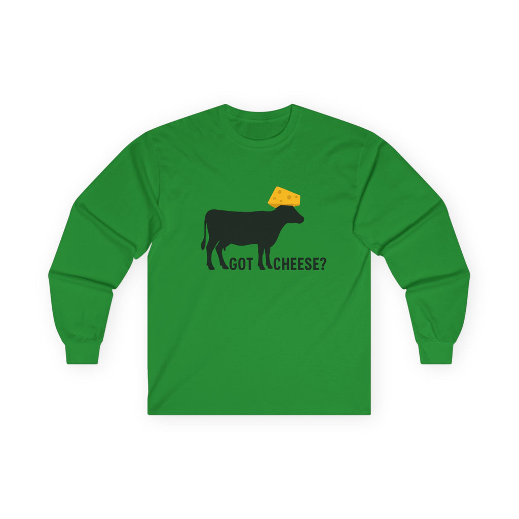 Cheesehead Cow Long Sleeve Tee