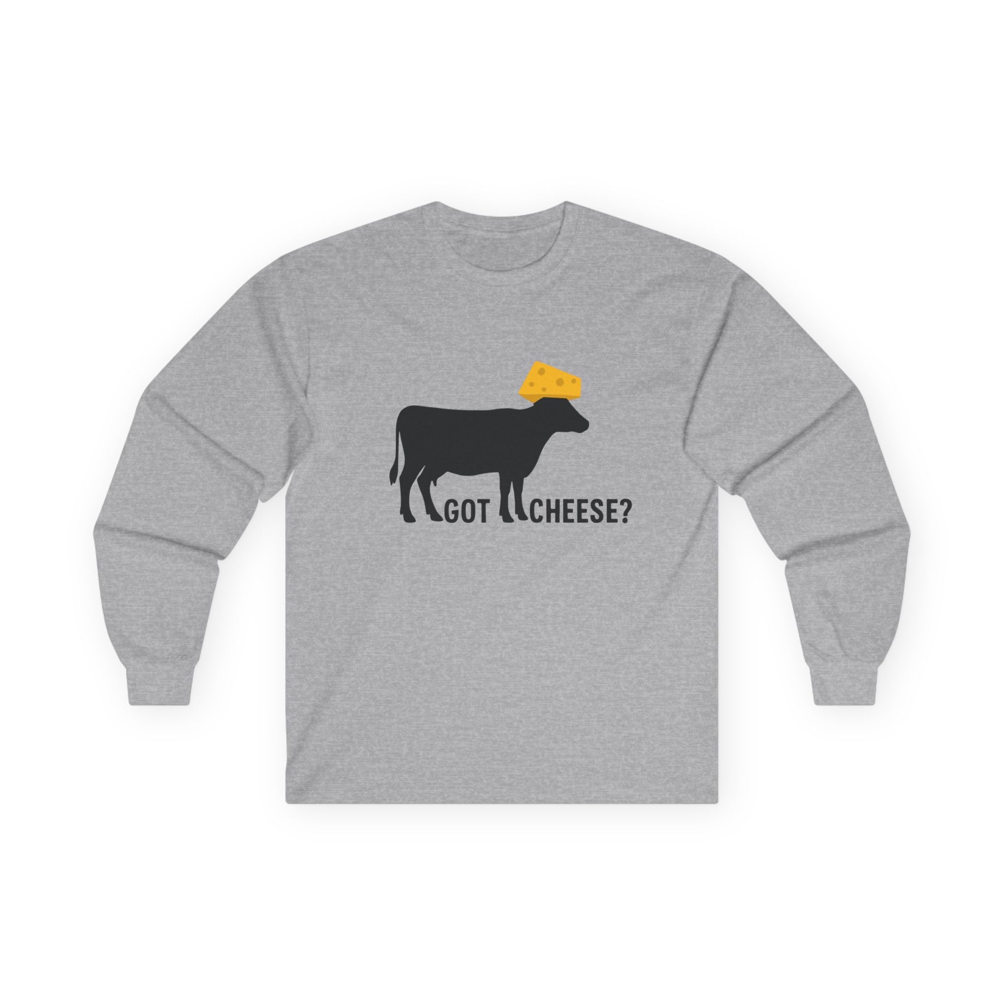 Cheesehead Cow Long Sleeve Tee