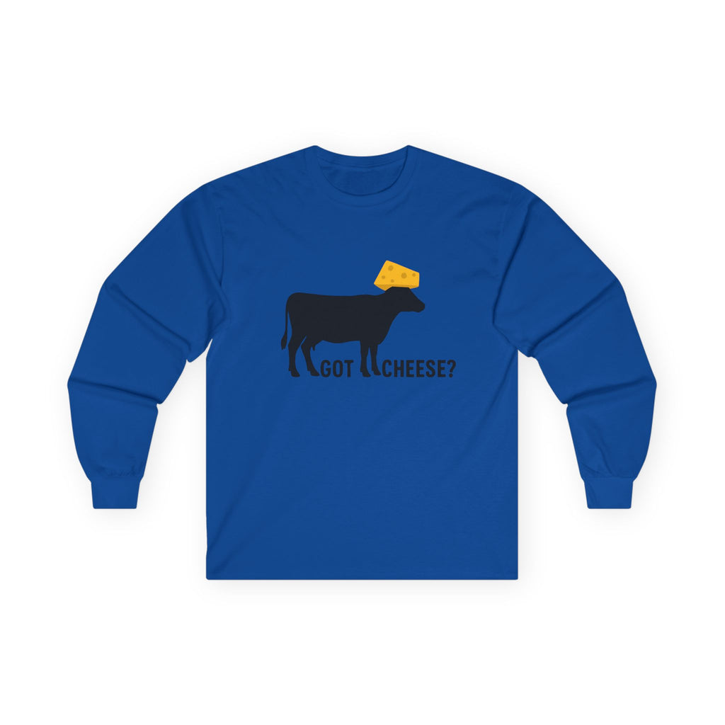 Cheesehead Cow Long Sleeve Tee