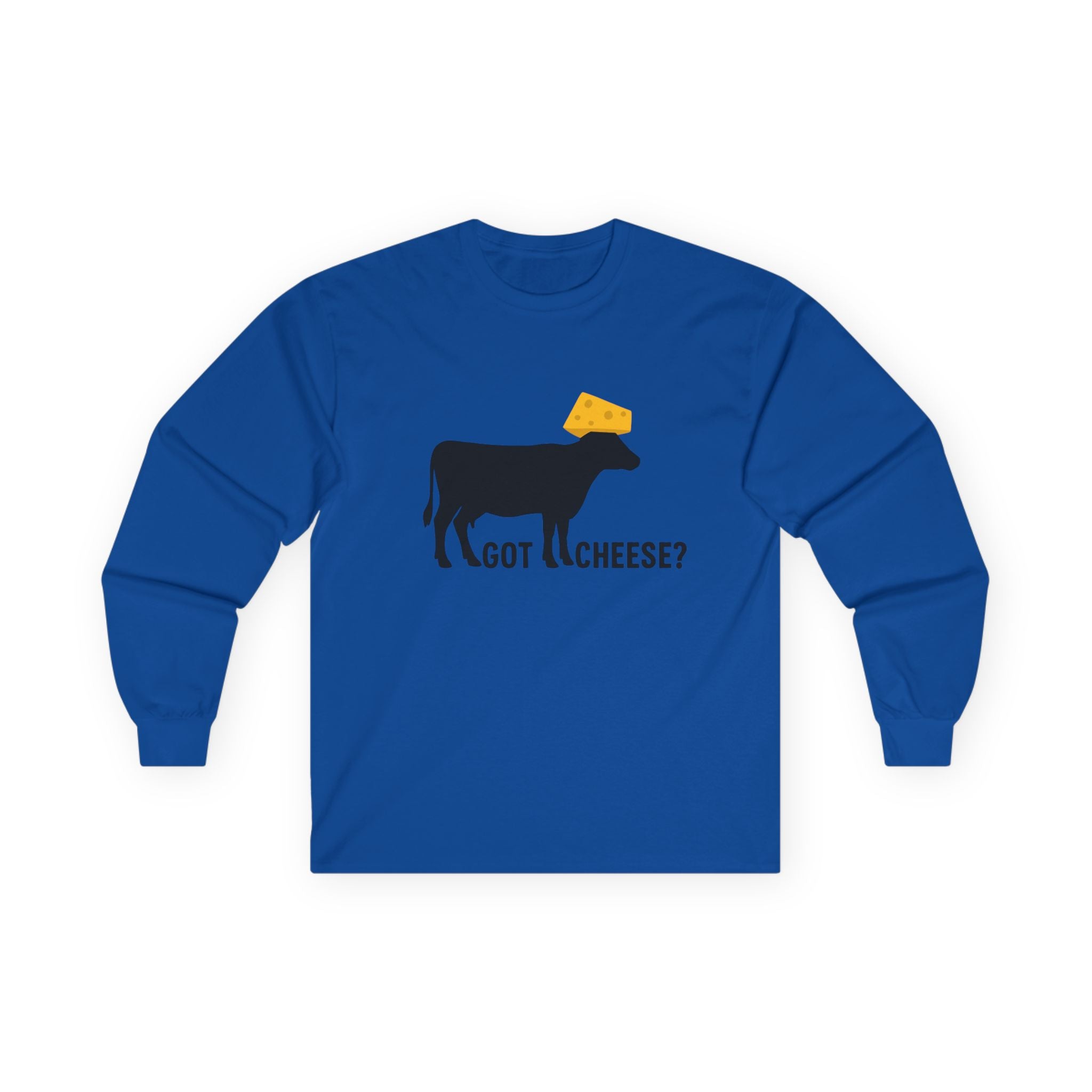 Cheesehead Cow Long Sleeve Tee