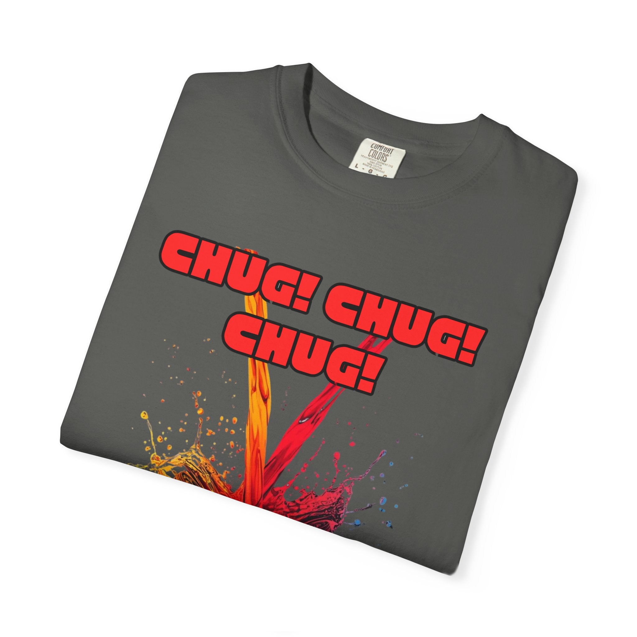 Chug! Chug! Chug! Beer Toast Graphic T-Shirt — Party, Tailgate & Game Night Tee
